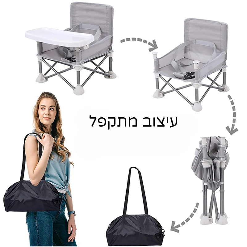 כיסא האכלה נייד